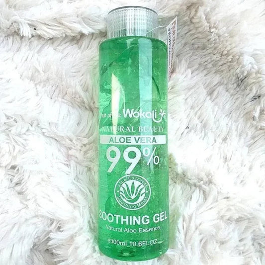 99% Aloe Vera Soothing Gel – 300ml Natural Moisturizing & Hydrating Gel For Face, Body & Hair – Skin Calming, After Sun Care, Acne Relief, Dry Skin Treatment & Multi-purpose Aloe Essence.
