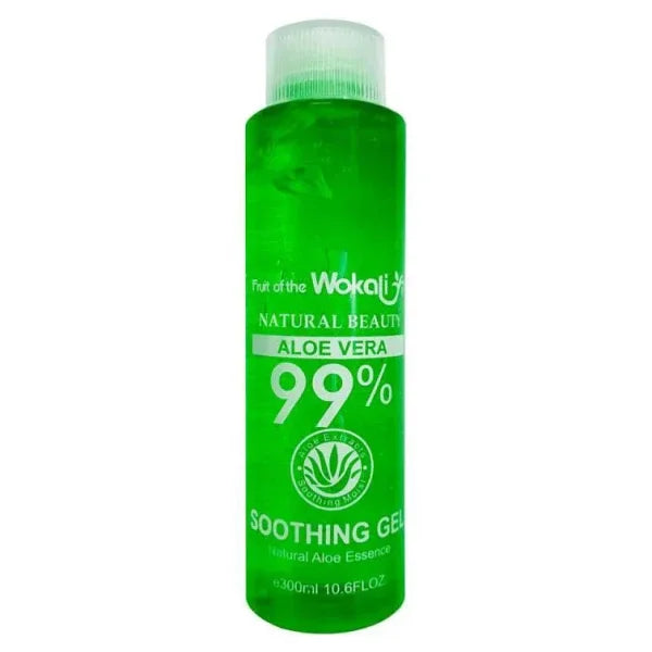 99% Aloe Vera Soothing Gel – 300ml Natural Moisturizing & Hydrating Gel For Face, Body & Hair – Skin Calming, After Sun Care, Acne Relief, Dry Skin Treatment & Multi-purpose Aloe Essence.