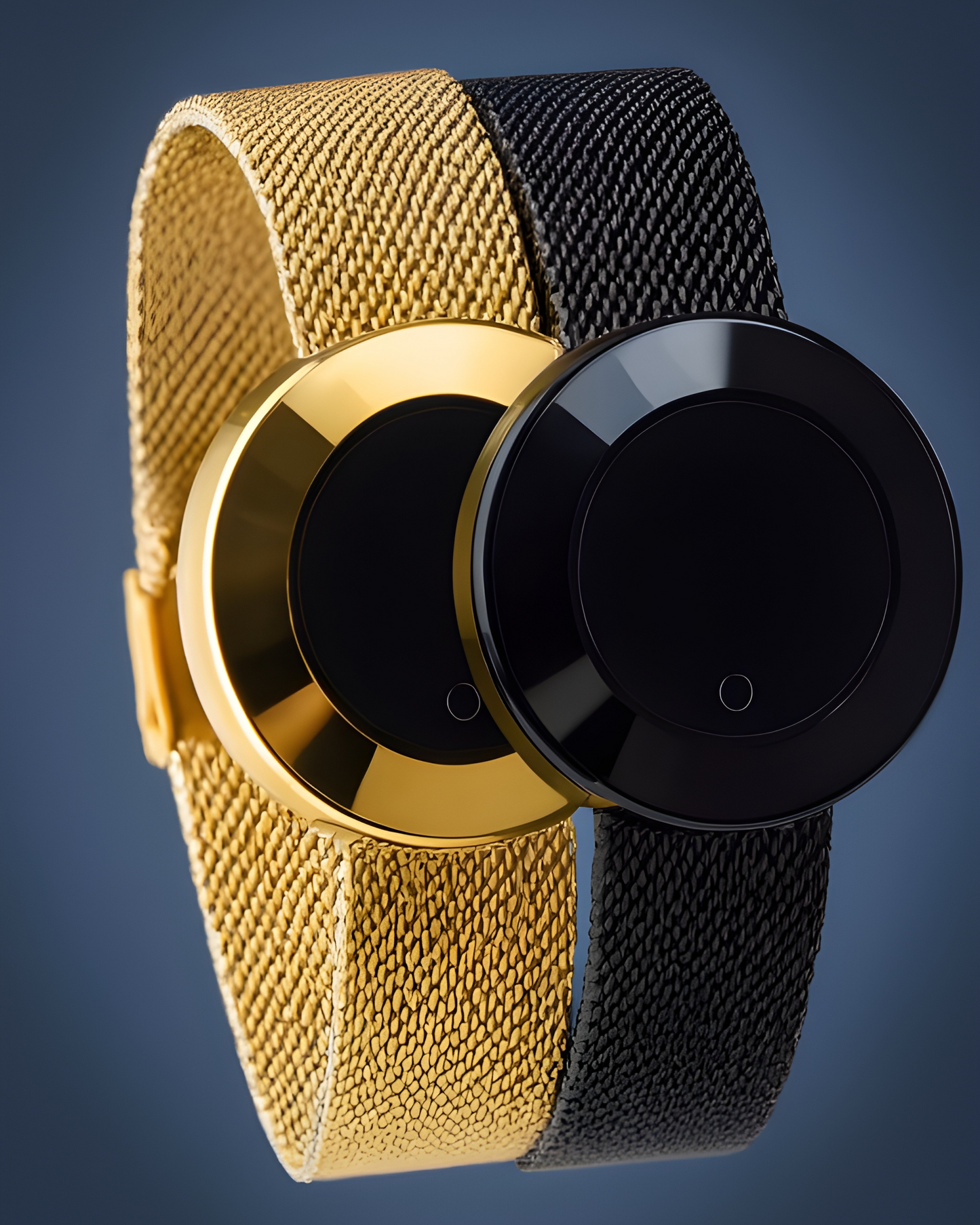 Ladies Smart Watch with Mesh Strap (Golden)