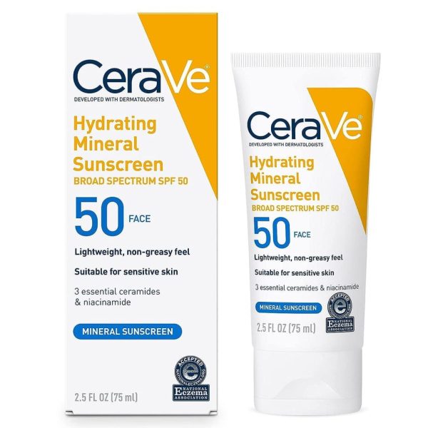 Cerave Hydrating Mineral Sunscreen Spf 100 Ml