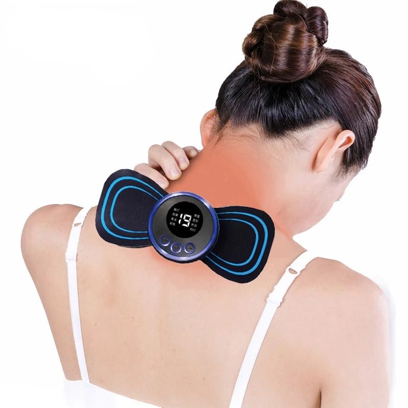 EMS Mini Electric Body Massager – Cervical, Neck & Back Pain Relief