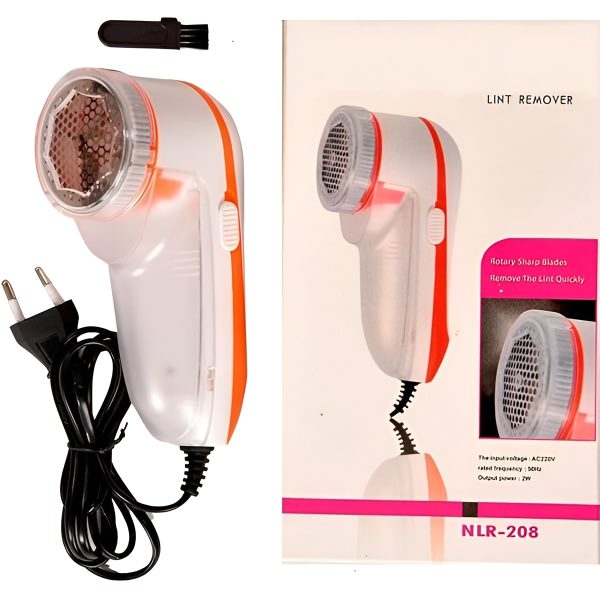 New Nova Nlr-208 Electric Fabric Lint Remover – Rechargeable, High-speed Rotary Blades.