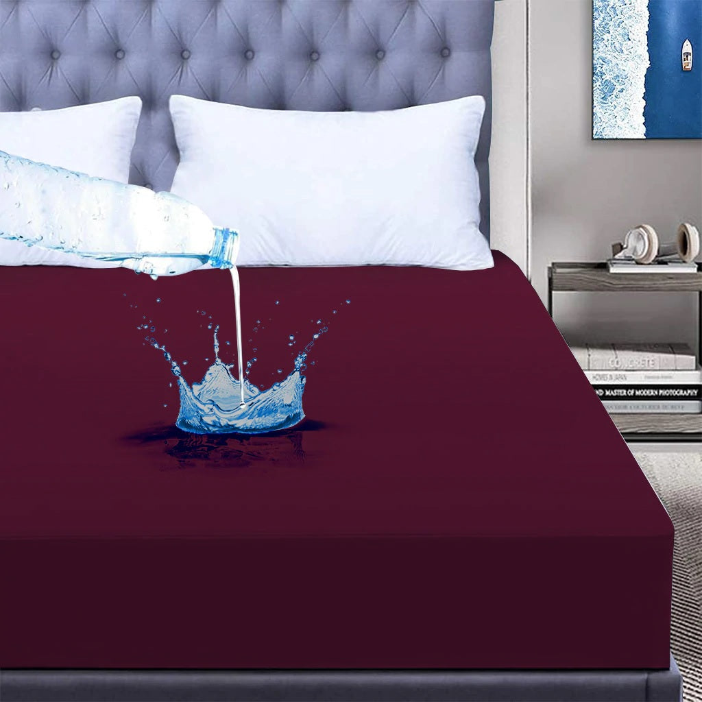 Waterproof Mattress Protector - Random- color